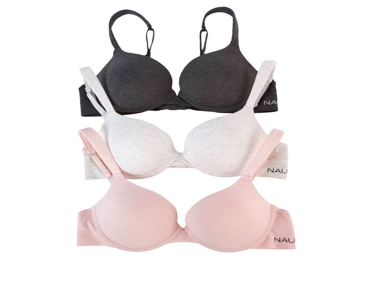 NAUTICA 2 Pack ONLY Pink and Grey Bras 36B