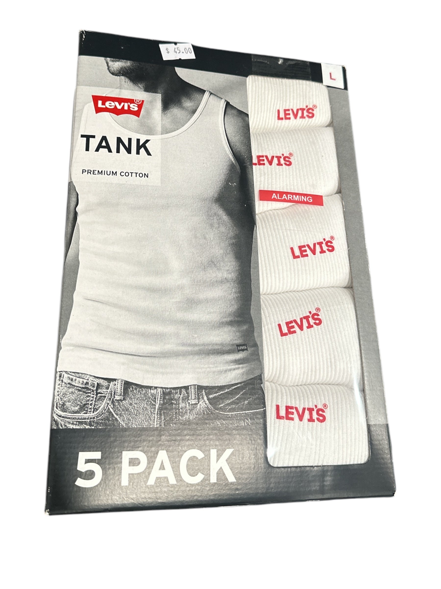 Levi’s 5 Pack Tank Tops Cotton