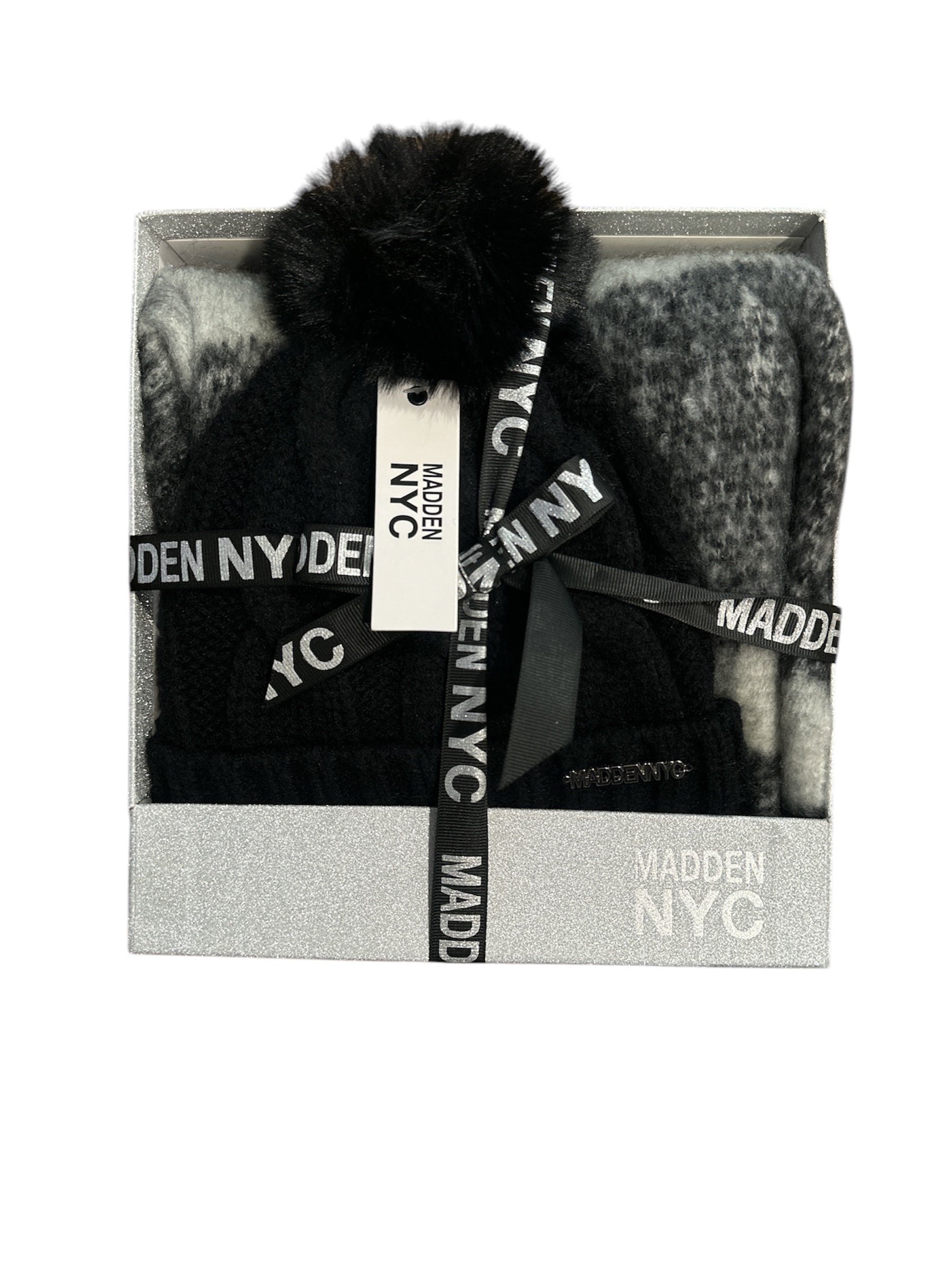 Madden NYC Women's Scarf and Beanie 2-Piece Set