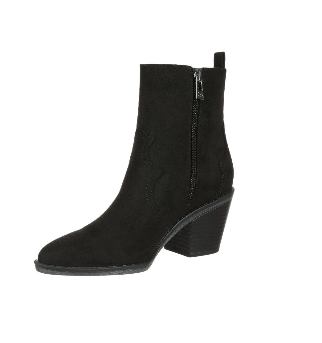 Ankle Black Velvet Boots