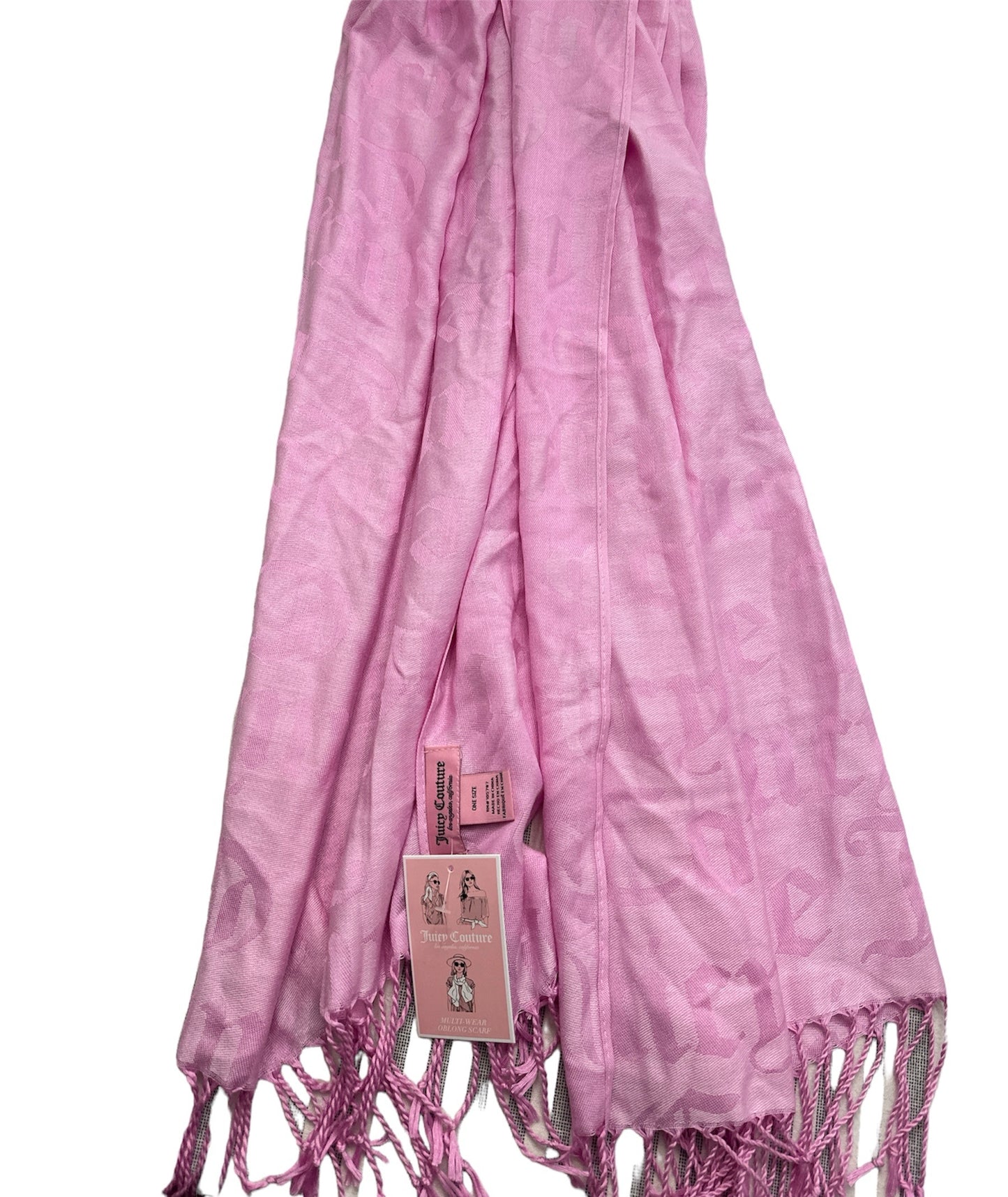 JUICY COUTURE MONOGRAM SCARF