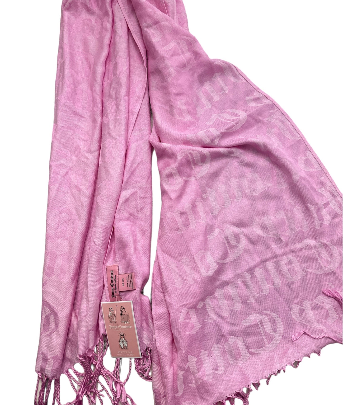 JUICY COUTURE MONOGRAM SCARF