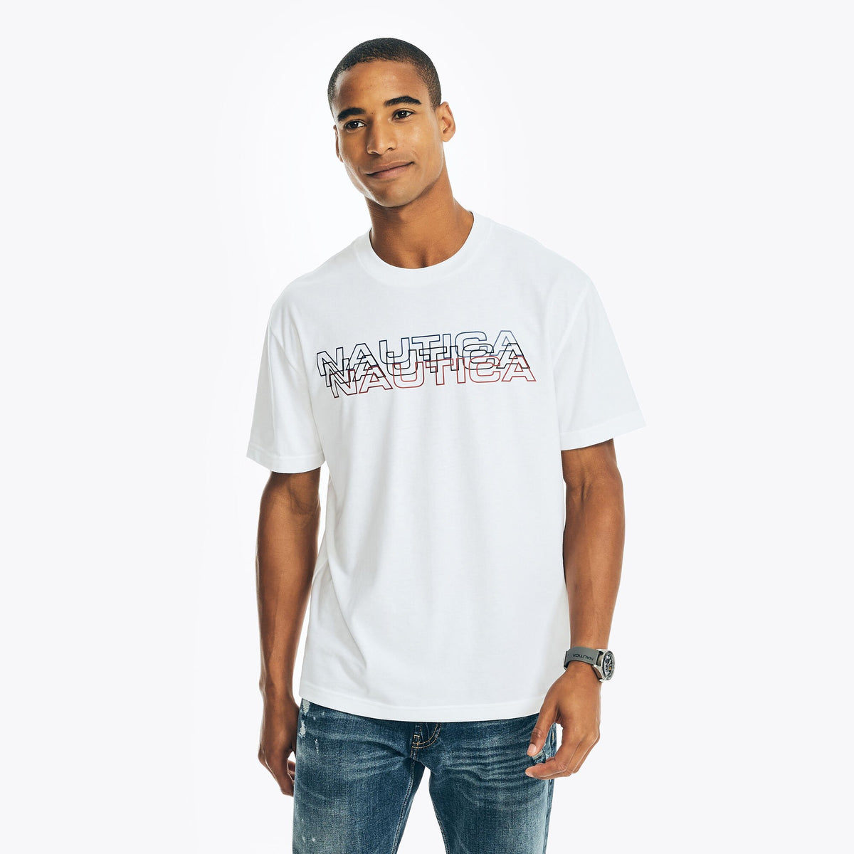 NAUTICA Crafted Logo Shirt