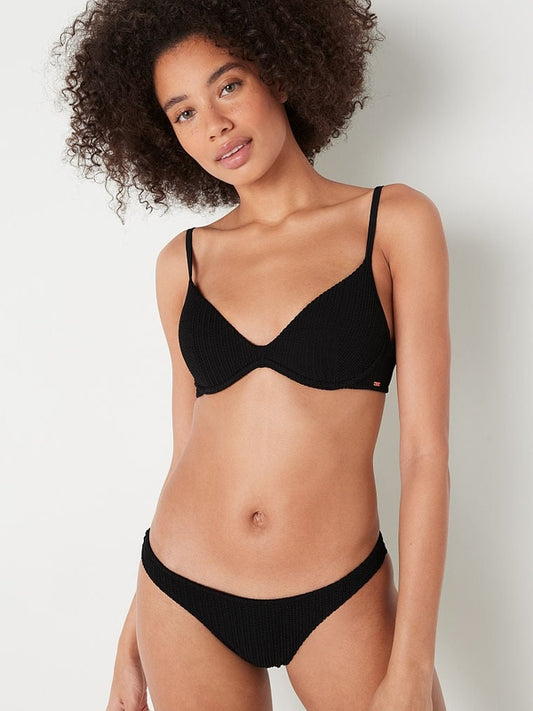 Victoria's Secret Push Up Bikini Top Black