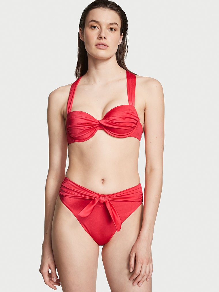 Victoria's Secret Twist Red Bikini Top