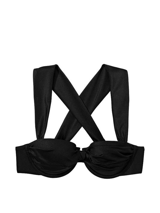 Victoria's Secret Twisted Black Swim Bralette