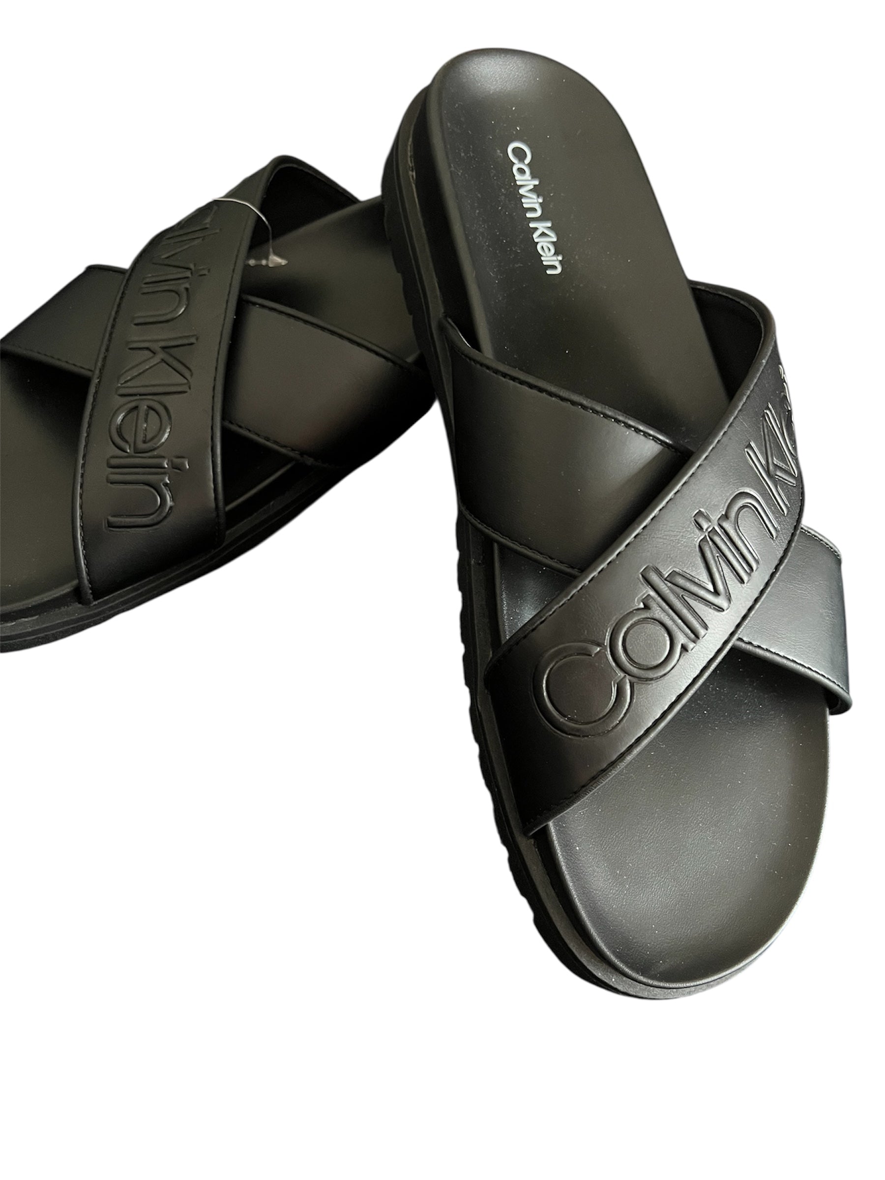 Calvin Klein Black Men Slide