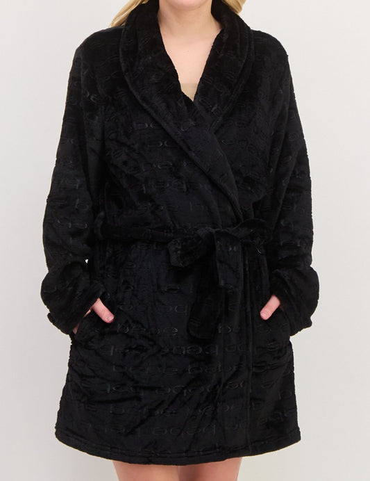 BEBE BLACK ROBE