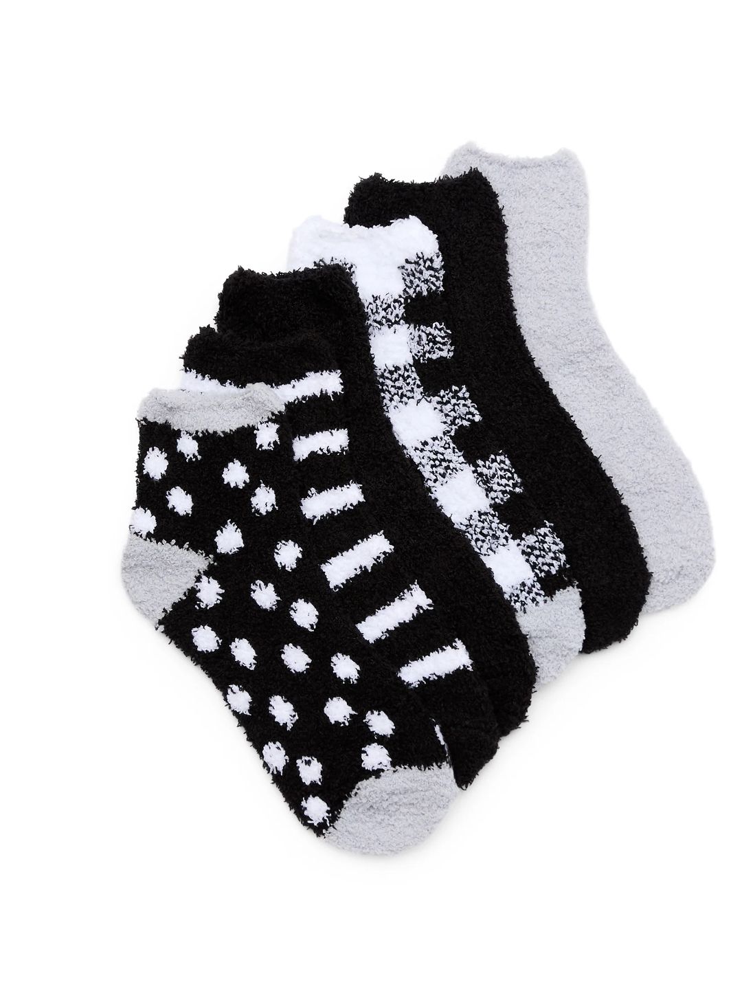 6 Pack Fleece Socks