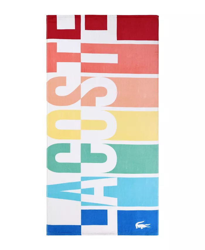 Lacoste Colorful Beach Towel