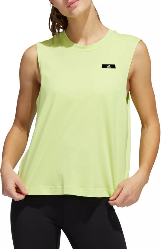 Adidas Neon Green Tank Top