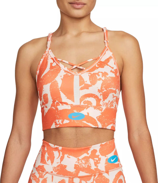 Nike Women Orange Neon Sports Bra