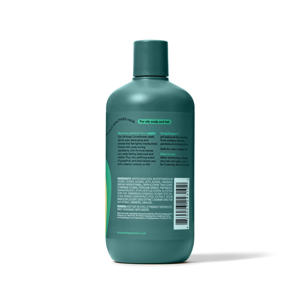 Headquarters Oil-Away Conditioner for Oily Scalp and Hair, 12 fl oz