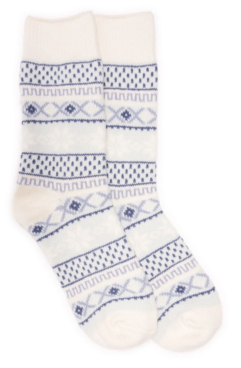 MUK LUKS Women's Microfiber Crew Boot Sock, 1-Pack, Size 6-11