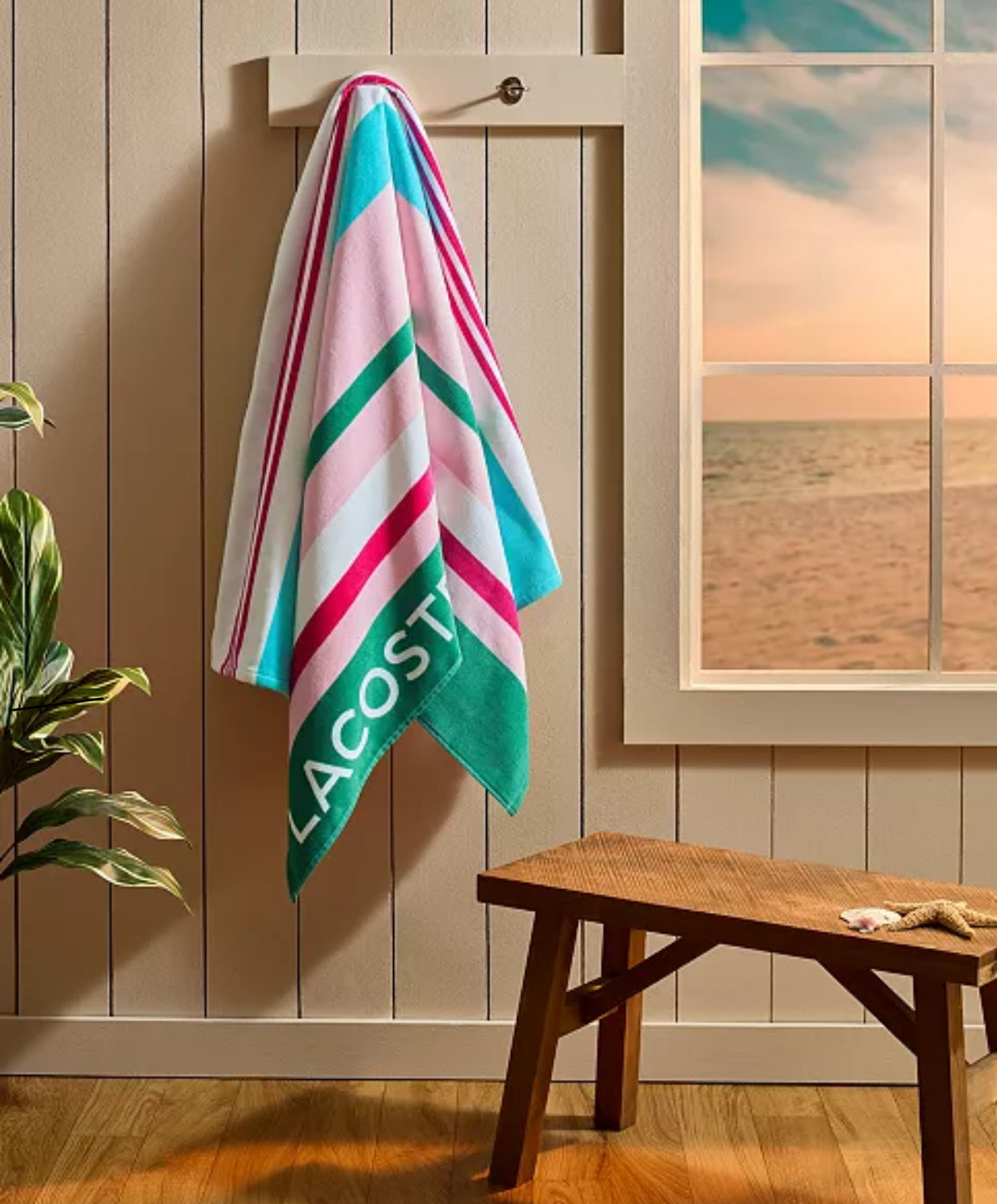 LACOSTE Beach Towel