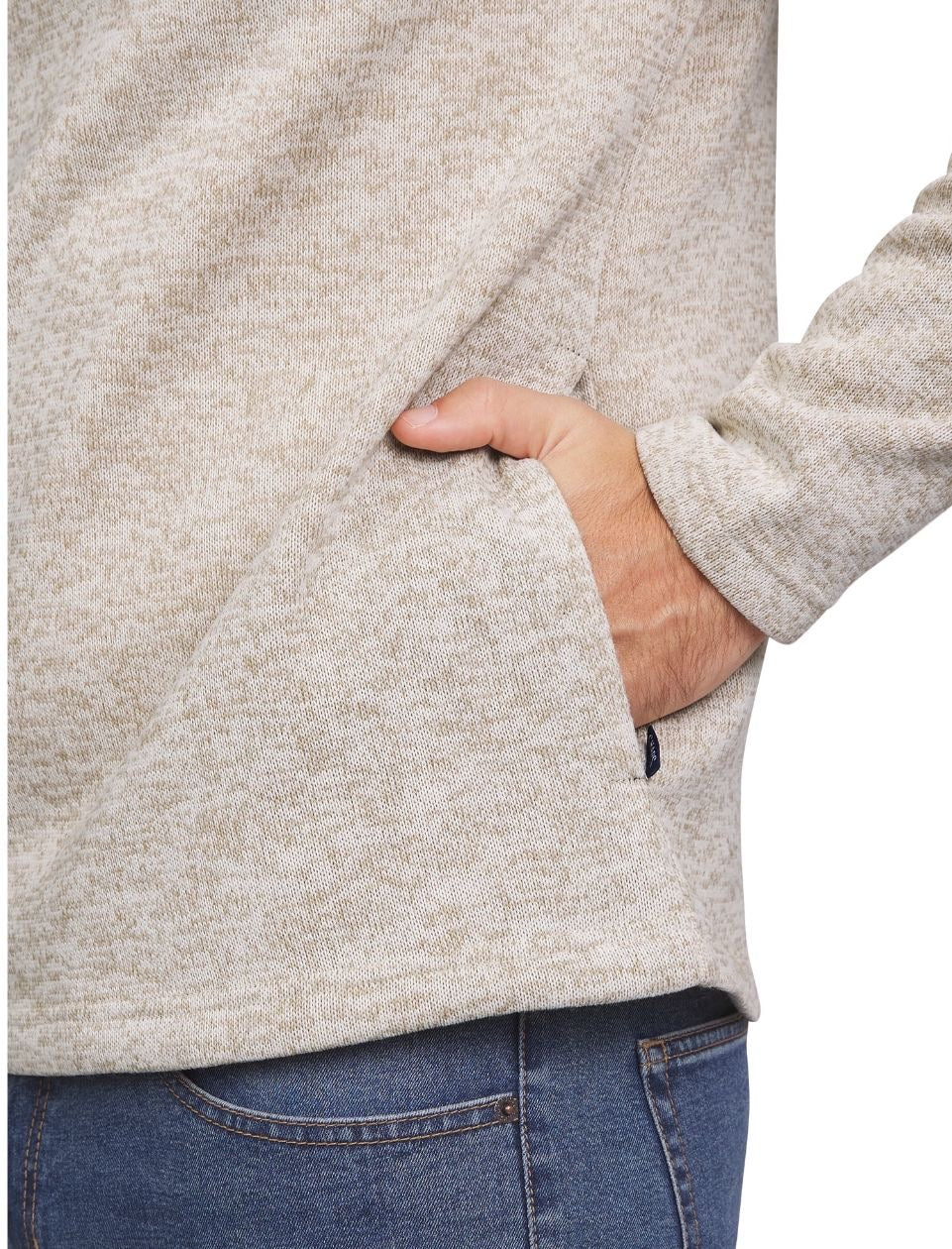 Chaps Quarter Zip Fleece Sweater Gift Box Set