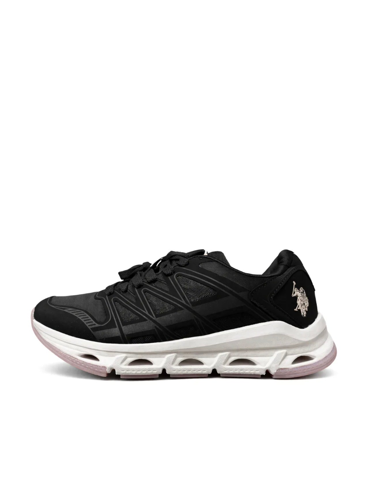 U.S. Polo Women Black Sneakers