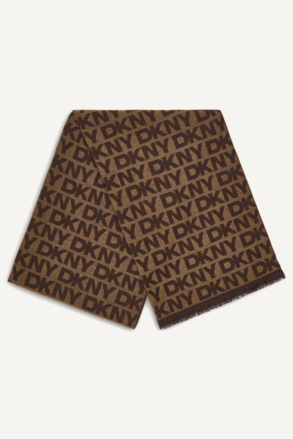 DKNY Brown Scarf