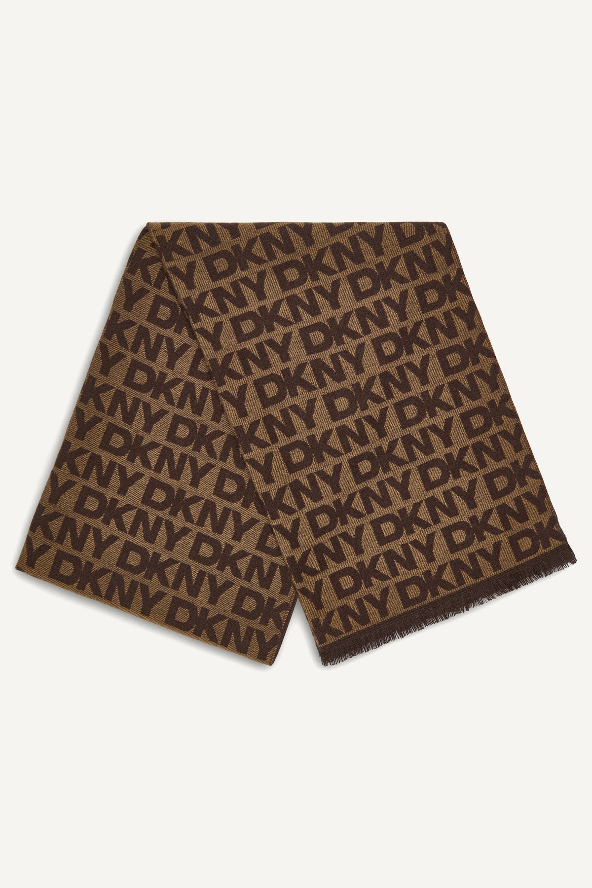 DKNY Brown Scarf