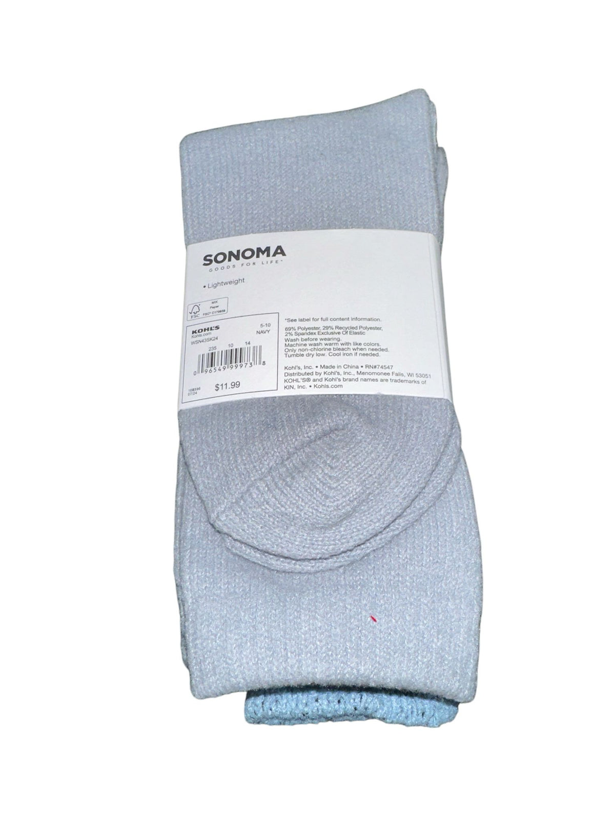 2 Pack Sonoma High Fleece Socks