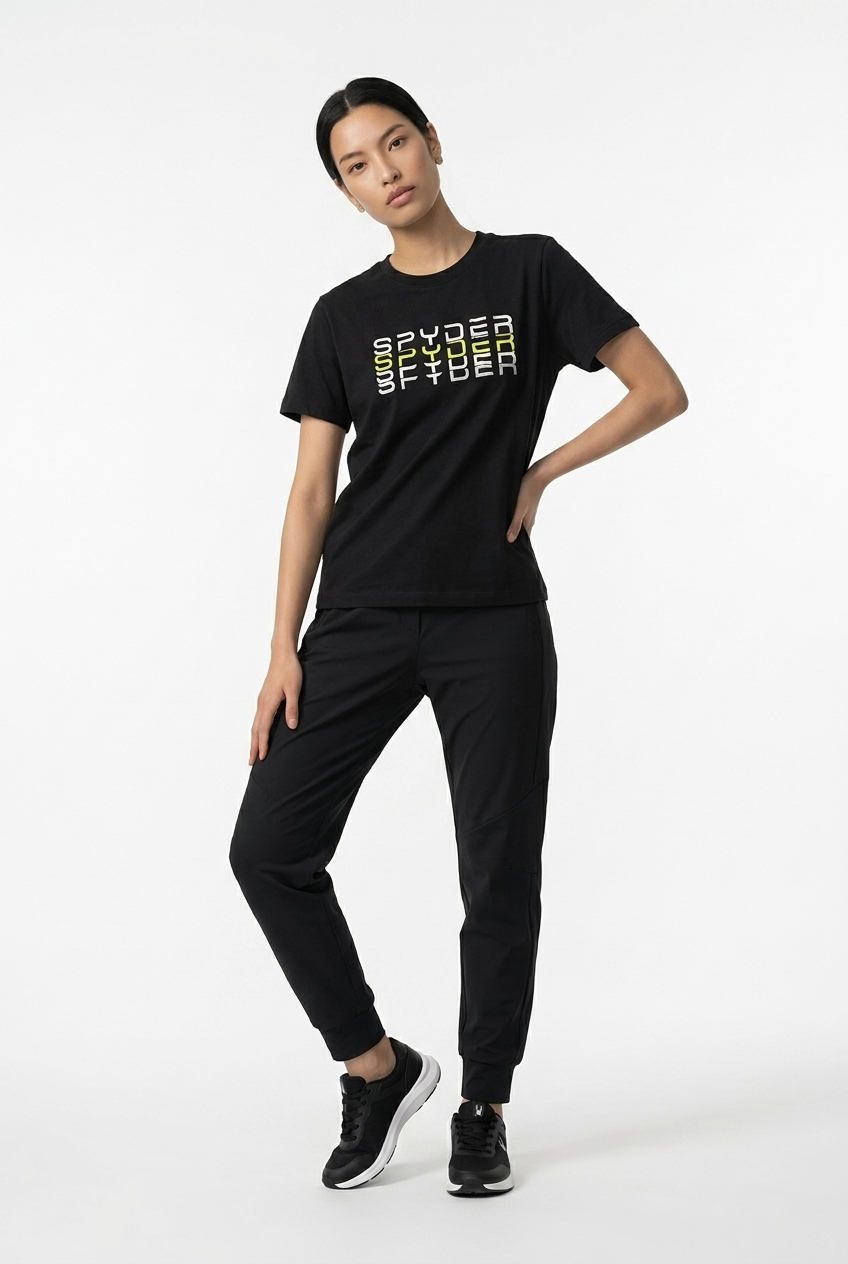 Spyder Black Women T-Shirt
