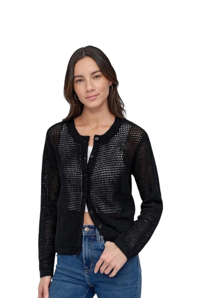 DKNY Button Up Sweater