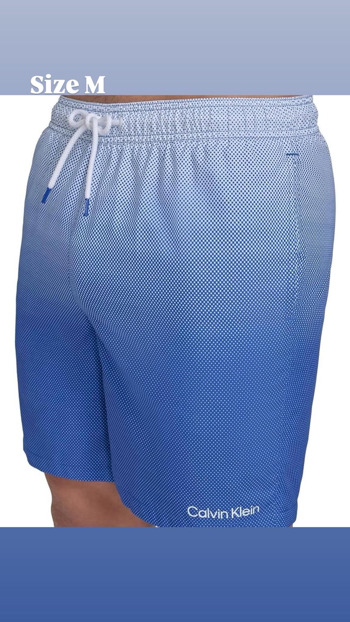 Calvin Klein Blue Swim
