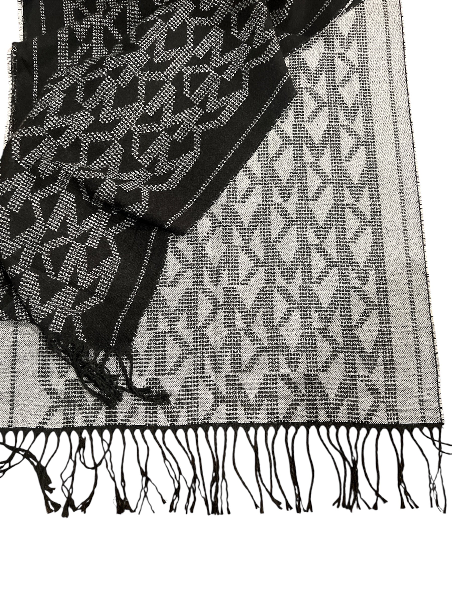 Michael Kors Black Scarf Reversible