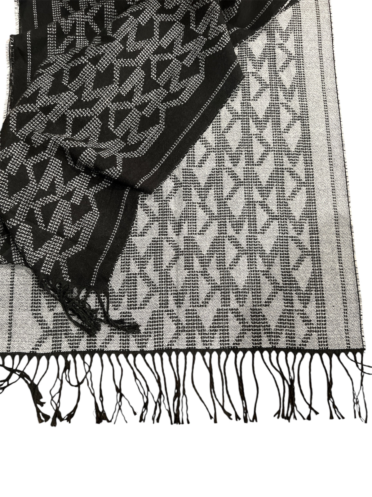 Michael Kors Black Scarf Reversible