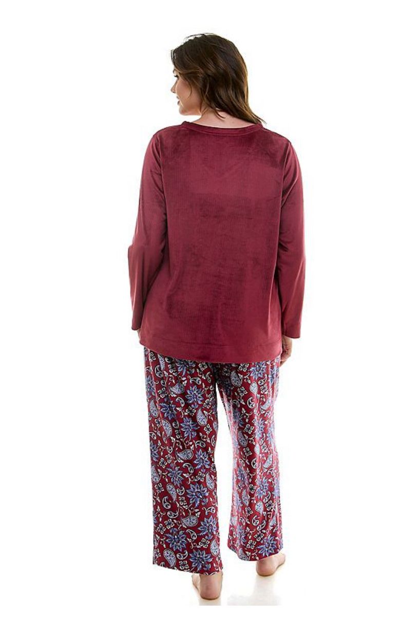 Burgundy Purple Sonoma PJ