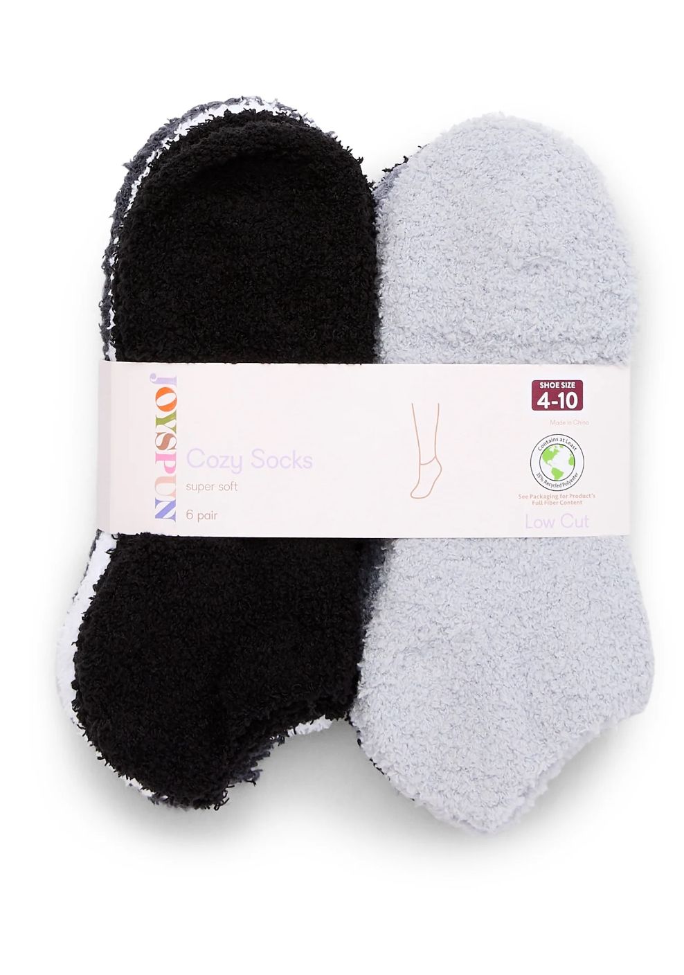 6 Pack Fleece Socks
