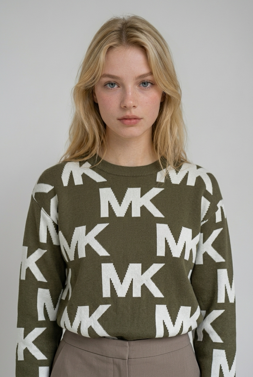 Michael Kors Olive Green Sweater