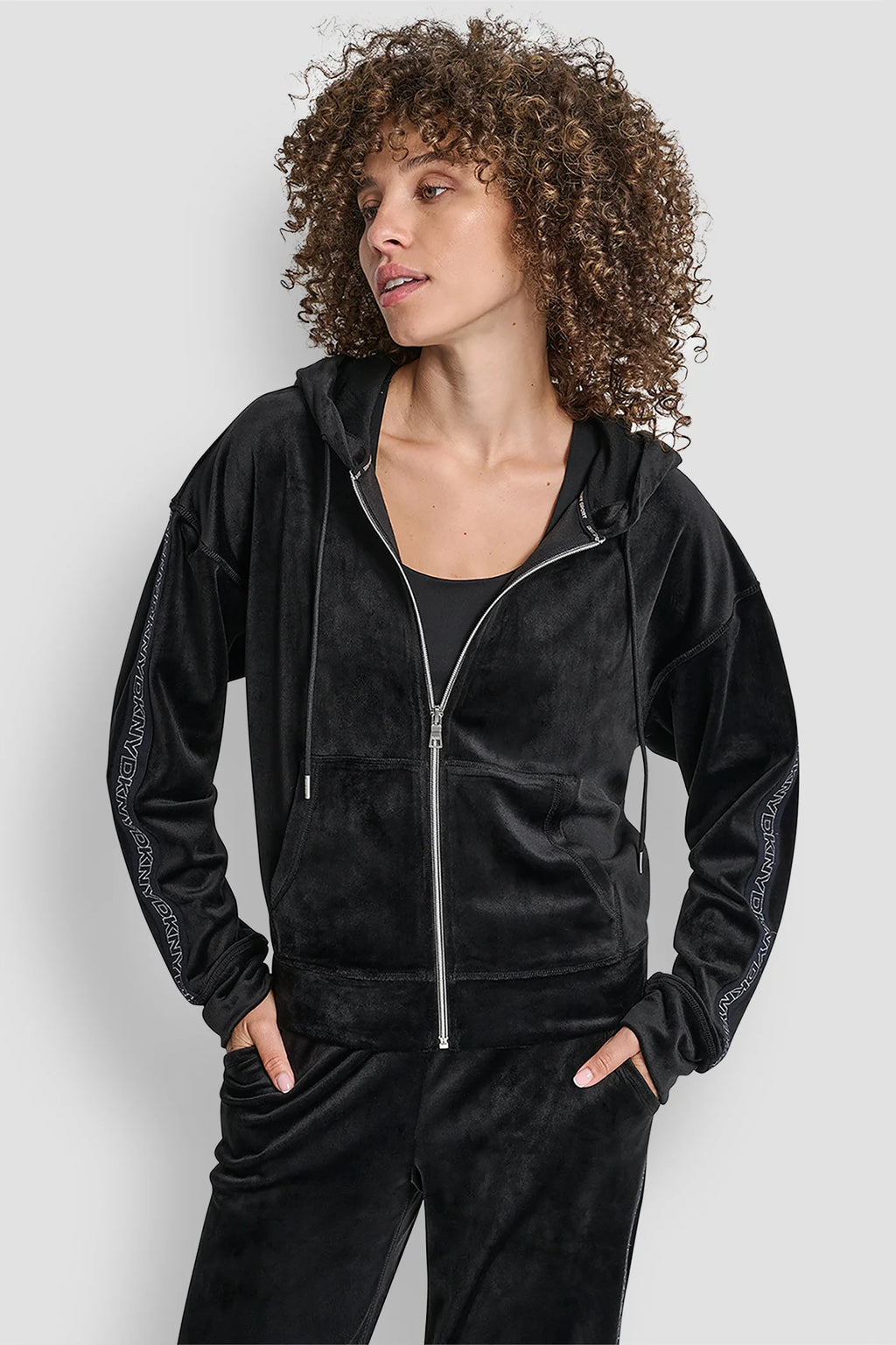 DKNY VELVET TRACKSUIT