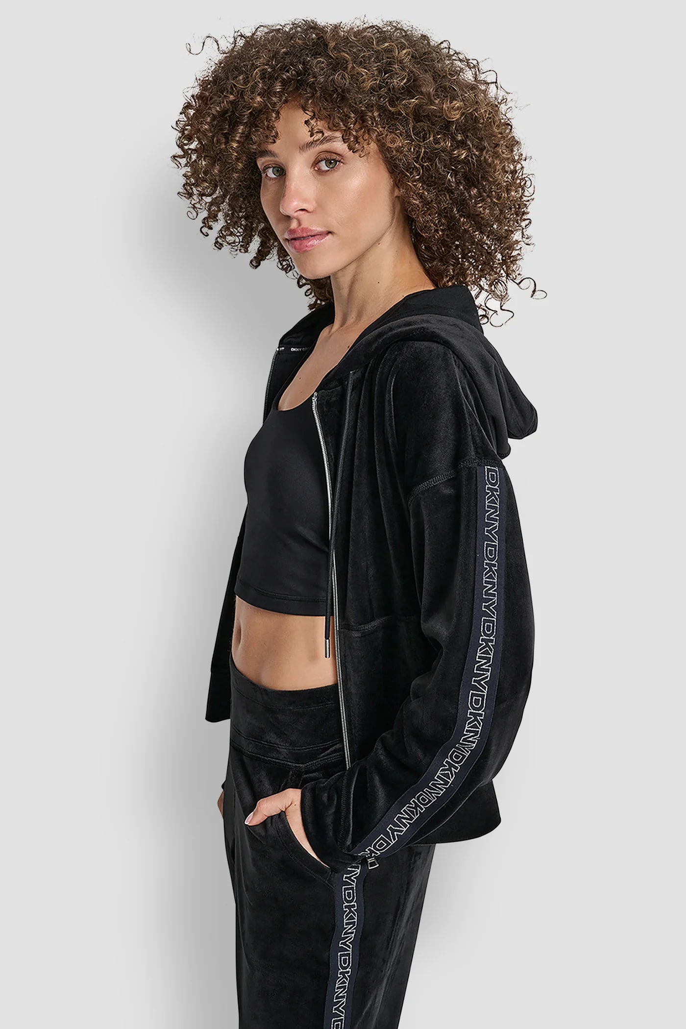 DKNY VELVET TRACKSUIT