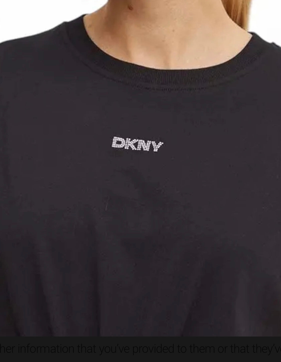 Dkny black T-shirt