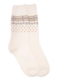 MUK LUKS Women's Microfiber Crew Boot Sock, 1-Pack, Size 6-11