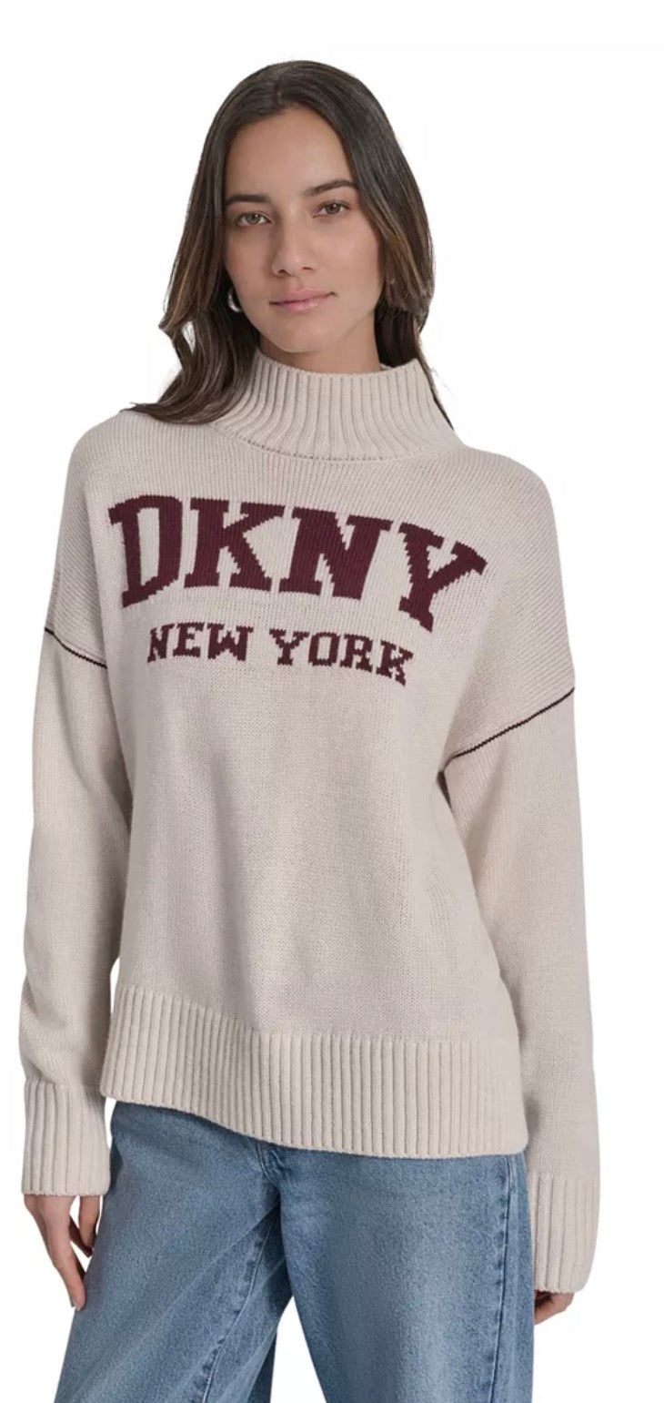 DKNY LOGO SWEATER