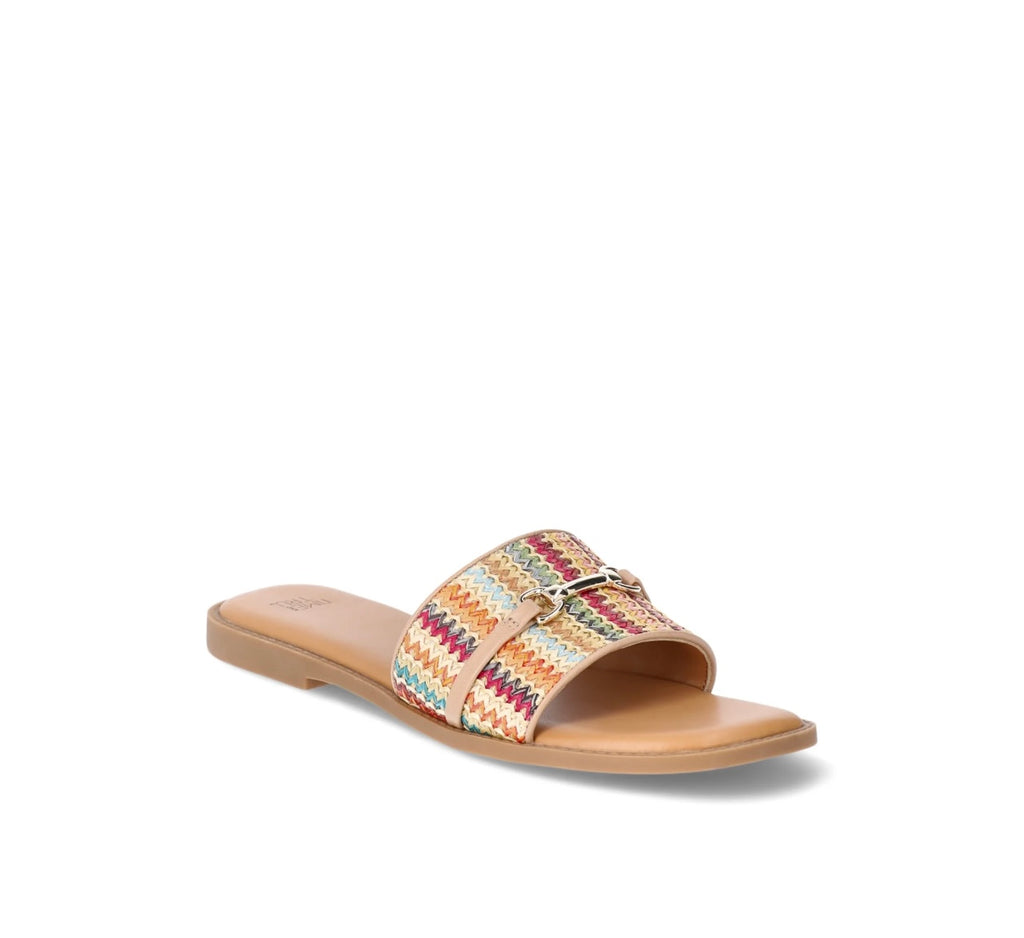 Women beige slide