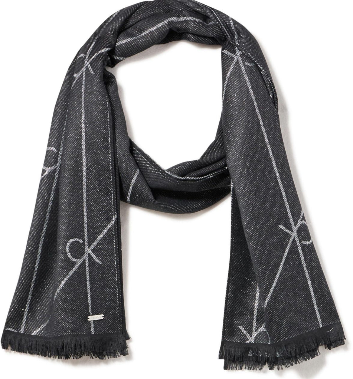 Calvin Klein Black and Grey Reversible