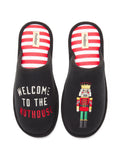Dearfoams Cozy Comfort Unisex Nut House Novelty Slippers