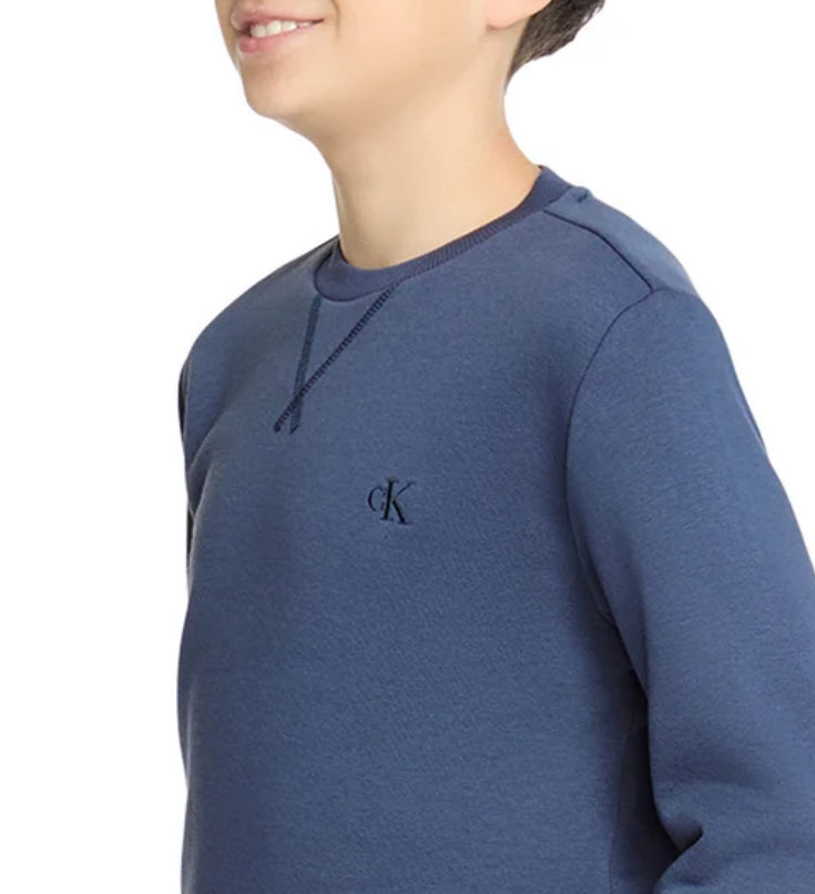 Calvin Klein Navy Boys Logo Sweater