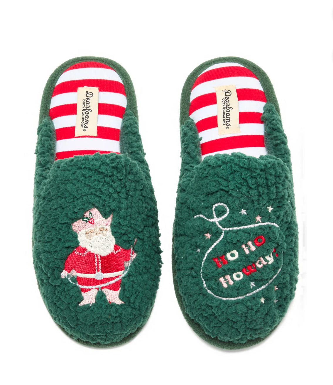 Dearfoams Cozy Comfort Women's Holiday Novelty Slippers