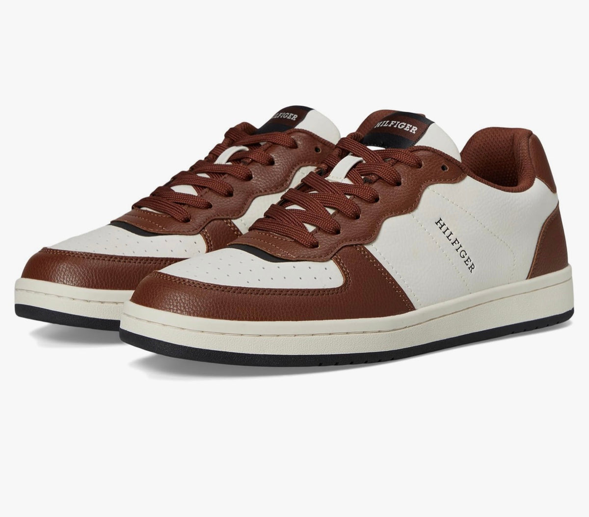 Tommy Hilfiger Men's Lukas Cognac/Ivory Multi Medium 10