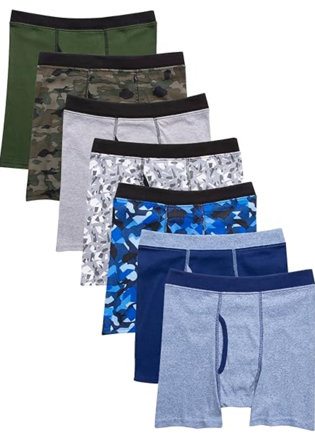 Hanes Boys And Toddler Underwear, Comfort Flex Comfortsoft Briefs, Multiple Packs Available Boxer, Multicolor - 10 Pack, Medium US
