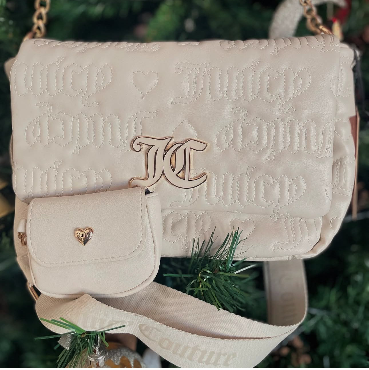 Juicy Couture Beige Crossbody