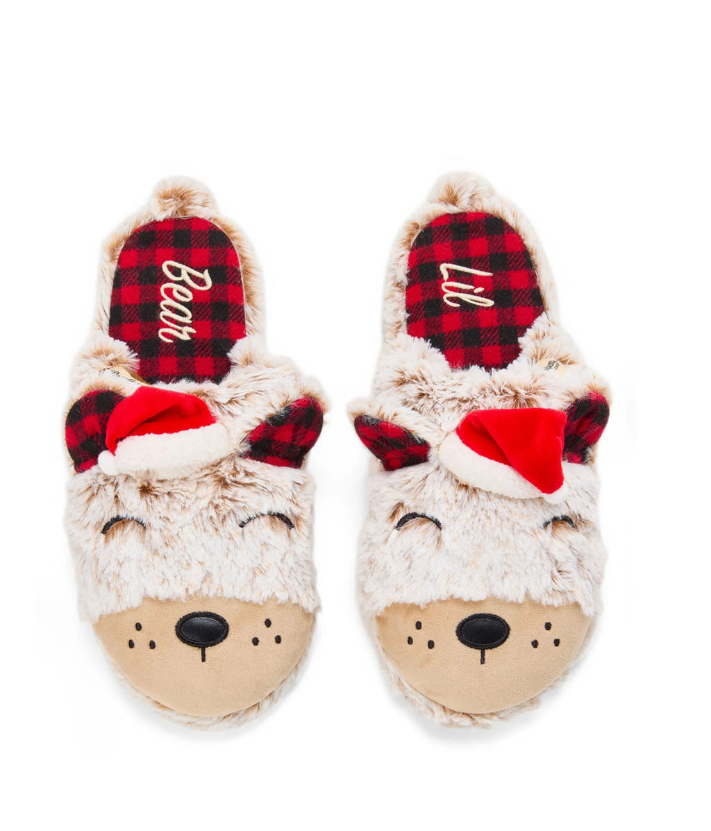 Dearfoams Cozy Bear Slippers