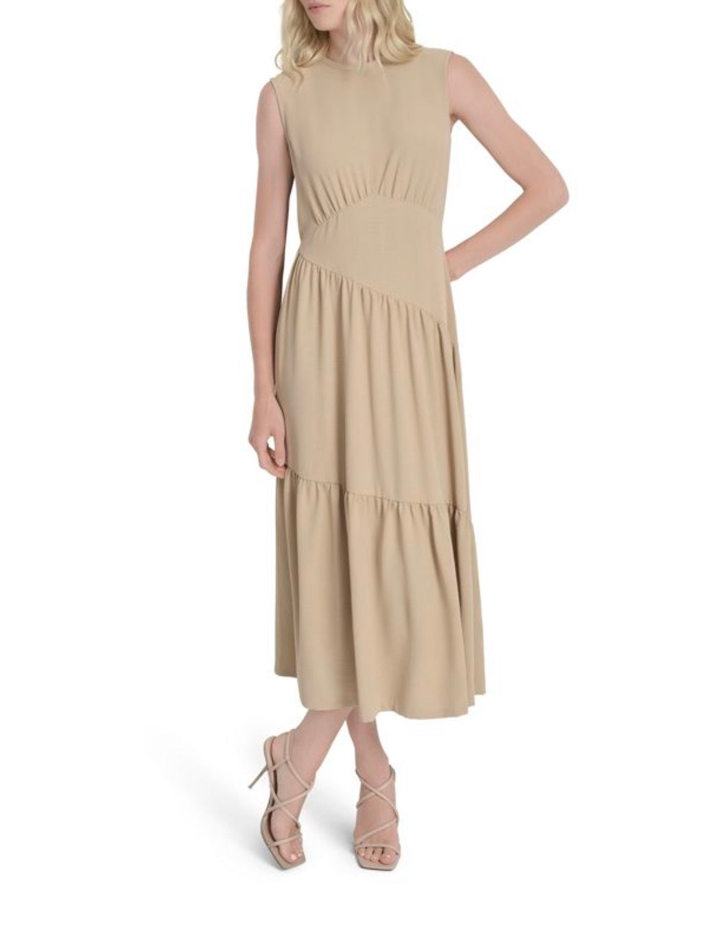 DKNY Women's Dress, Khaki, 4