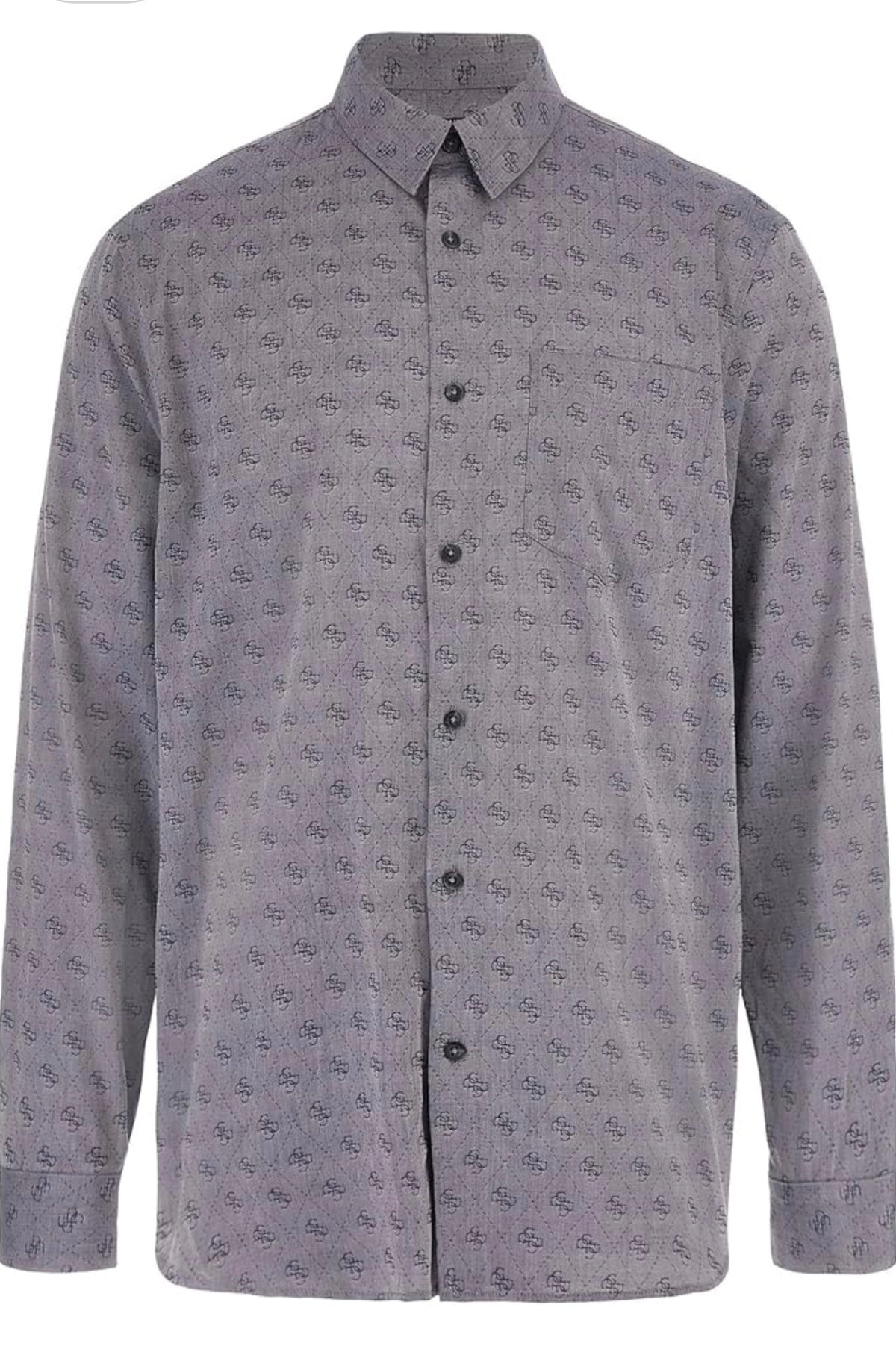 Guess Jacquard Button Up Shirt