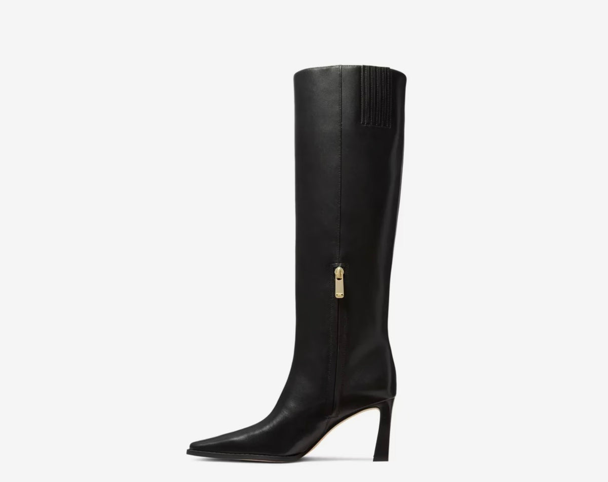 Michael Kors Women's Darrah Heeled Boot, Black, 7