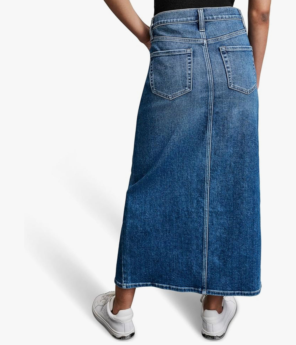 DKNY Women's Denim Fashionable Cropped Jeans Jacket, Dekalb Wash